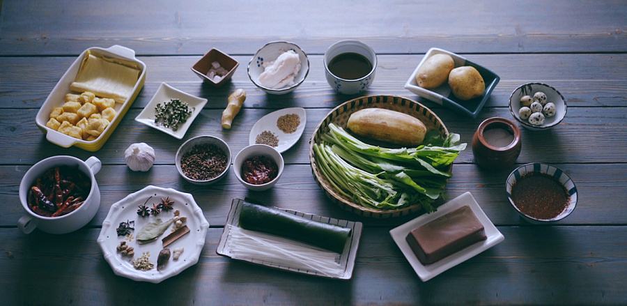制作麻辣烫的原材料